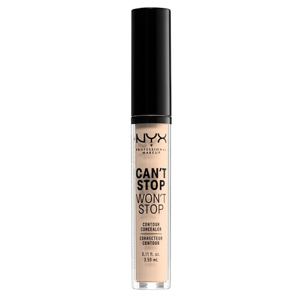 Concealer Corrector - NYX PROFESSIONAL MAKEUP - Can't Stop Won't Stop - Vedenpitävä - 24h - Vegaaninen 04 Lätt elfenben
