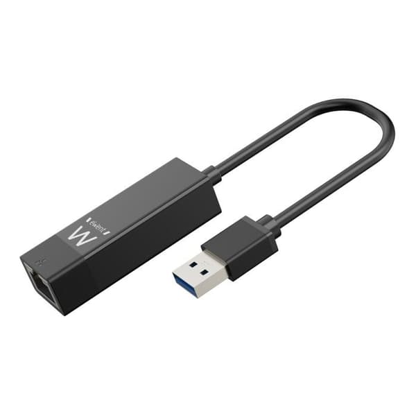 Ethernet-adapteri - EWENT - EW1017 - USB - Moniväriinen - 7x8x11 cm