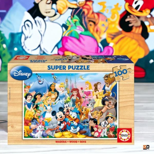 EDUCAT - Puslespil 100 brikker - DISNEY