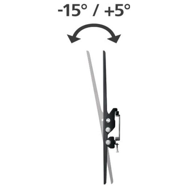 Support væg-TV - HAMA - Vinklede - VESA 400x400 - 32 til 75 tommer - Sort