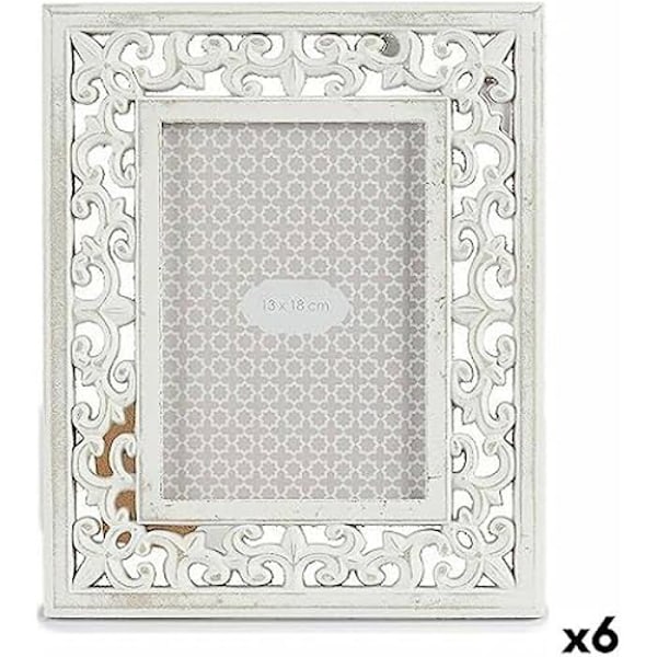 Billedramme - GAVE DEKOR - Standard - Multifarvet - 23 x 28 x 9 cm - Rektangulær Vit/flerfärgad
