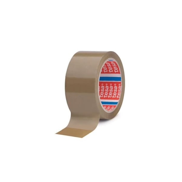 Tesa 4089 polypropeenipakkausteippi - Ruskea - 132m x 50mm kastanj