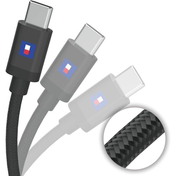 USB-C til USB-C ladekabel - Hori - PlayStation til DualSense og DualSense Edge PS5 controller - Længde 3 m - Sort