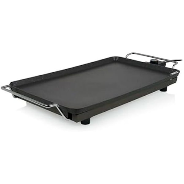Elektrisk grill - PRINCESS - T. Chef XXL - 3000 Watt - Bred madlavningsflade - Non-stick plader Blå