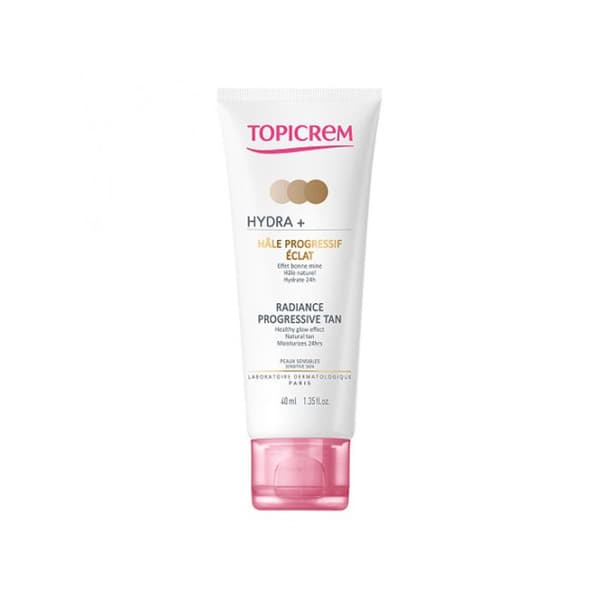 Topicrem hydra+ asteittain sävyttävä hehku 40ml