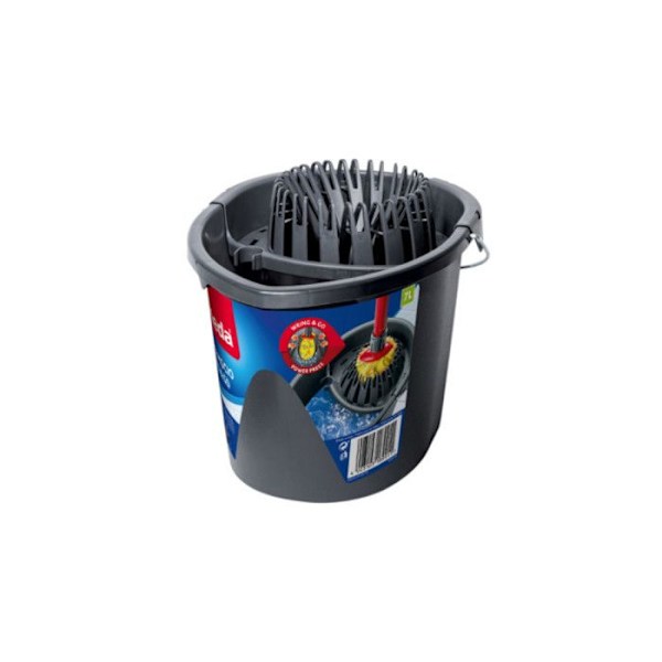 GENERIC - Grey Bucket ''WRING And Go'' 161030 Vileda Grå