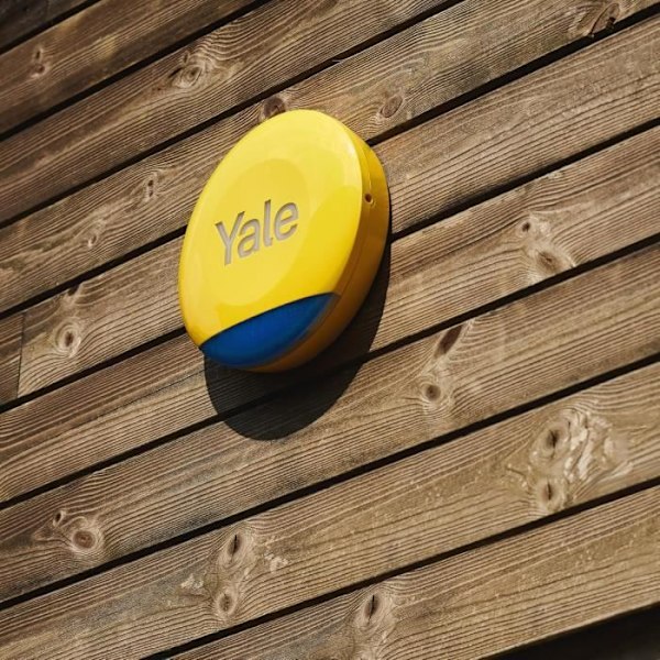 Yale Utomhus Siren Gul med Blinkande LED-lampor