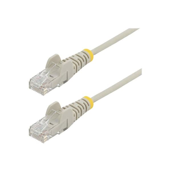 StarTech netværkskabel 1,5 m Grå (kabel - Grå Slank CAT6 patchledning 1,5 m) - N6PAT150CMGRS