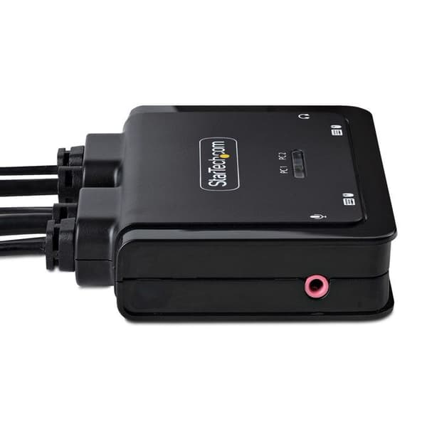 KVM Switch - STARTECH.COM - USB-C DisplayPort 2-porte - 4K 60Hz - Klar til brug