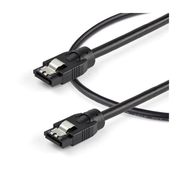 SATA-kaapeli - STARTECH - 0,3 m - Musta - Lukittavat liittimet - Kovalevy