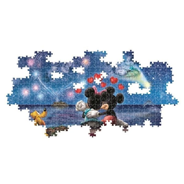 CLEMENTONI - Kompakt 1000 bitar Panorama - Mickey & Minnie