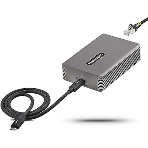 Thunderbolt 3 - Ethernet - 10GbE - Multi-Gigabit - STARTECH.COM - RJ45 1G, 2,5G, 5G ja 10G адаптерi Harmaa