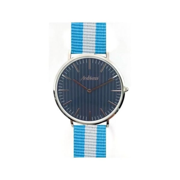 Ur - Arabere - HBA2228H - Kvarts - Stål - 38 mm - Unisex - Blå Blå