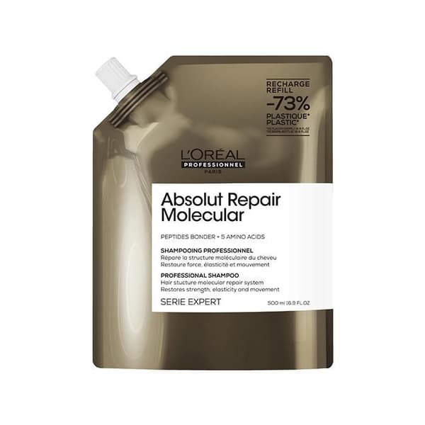 L'Oréal Professionnel Shampoo Absolut Repair Molecular Eco-Recharge 500ml