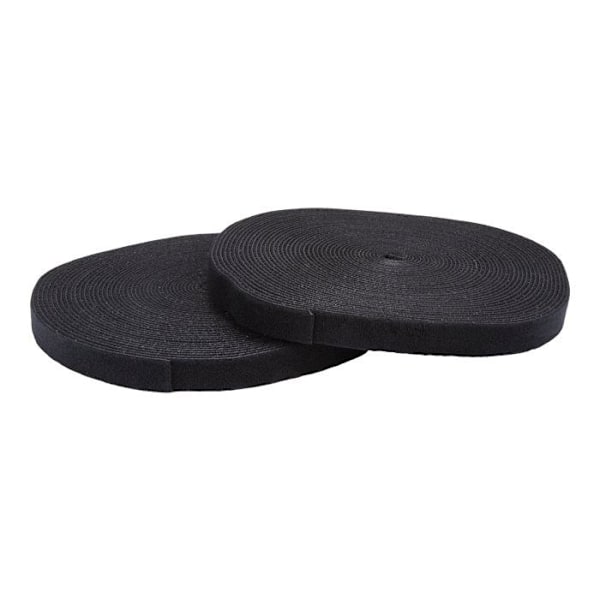Kabelbindere - STARTECH - 30,4 m - Sort - Selvklebende løkker - Multimaterialer