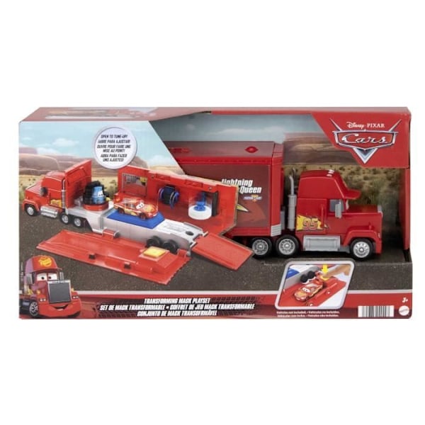 Disney Pixar Cars - Transformerbar Mack Set - Liten bil - MATTEL - HDC75 Flerfärgad
