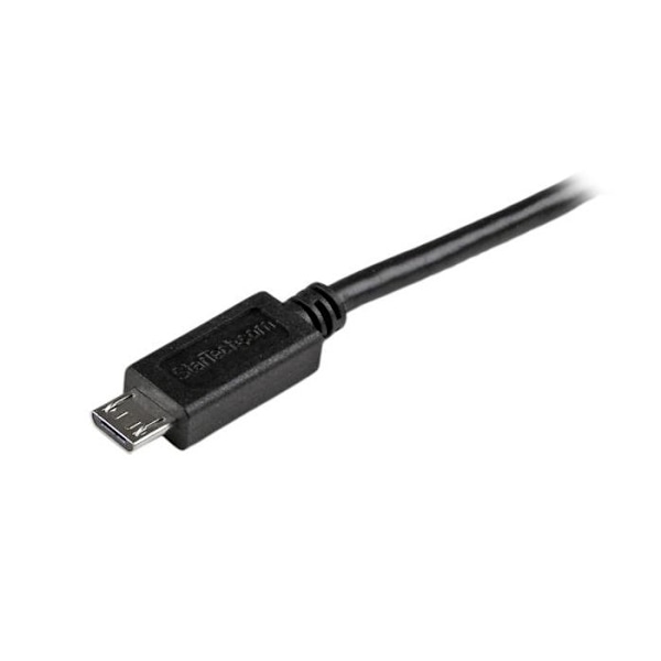 USB A til Micro B slim mobilt lade-/synkroniseringskabel - STARTECH - 15 cm - Sort