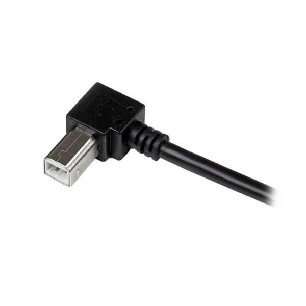 STARTECH USB 2.0 Type A til USB Type B venstrevinklet han-/hankabel - 2 m