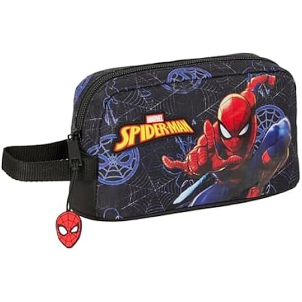 Termisk morgenmadstaske - SAFTA - Spiderman Attack - Sort - 21,5 x 6,5 x 12 cm - Barn Svart