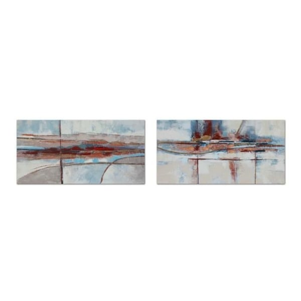 kehys 140 x 2,8 x 70 cm moderni abstrakti (2 kpl)