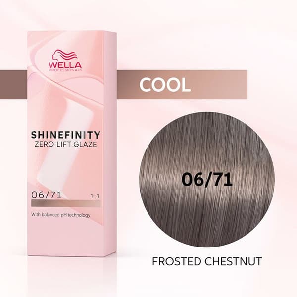 Wella Shinefinity Frosted Chestnut 06/71 Blond Foncé Sable Cendré 60 ml