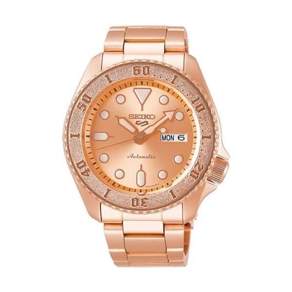 Ur - SEIKO - SRPE72K1 - Vandtæt 10 ATM - Læderrem - Kvartsur Silver, Svart