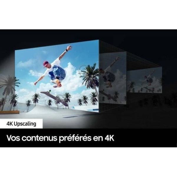 TV QLED 4K - SAMSUNG - TQ55Q64D - 138 cm - Älykäs TV Tizen - Ohut design 25 mm