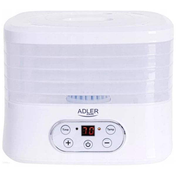 Svampe, urter og fødevarer dehydrator Adler AD 6658 Vit