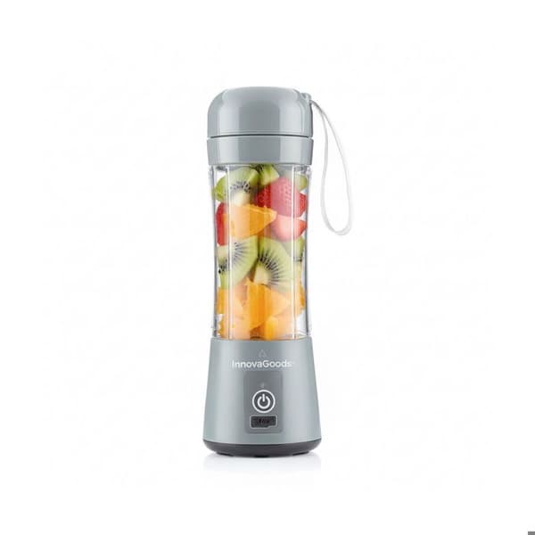 Mixern i fickformat - InnovaGoods - Mini Blender Smoothie - 600W - Grå - 490g grå