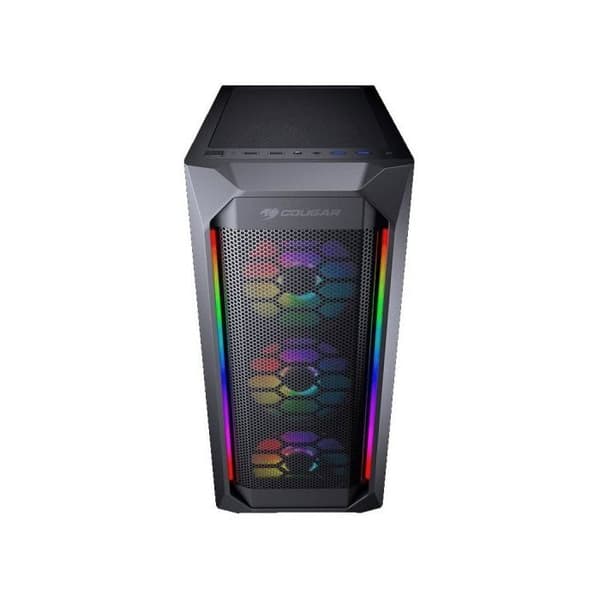ATX Semi-Tower Kabinet - COUGAR - Sort - Midi Format - ATX Størrelse - Optimal Küling