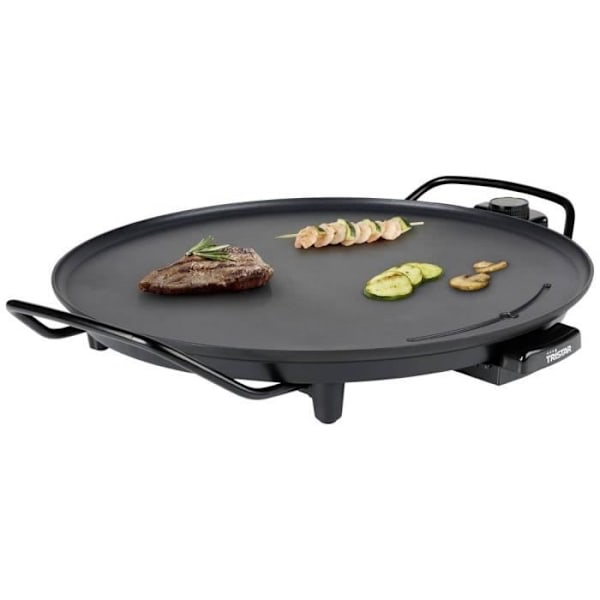 Grillplade - Tristar - BP-2787 - Elektrisk - Sort - Overflade 40 cm Svart