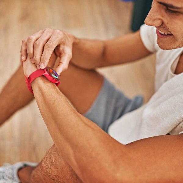SPC SMARTEE DUO VIVO - Rødt smartwatch med udskiftelig rem, 1,27”, Bluetooth-opkald, 8 dages batteri, IP68