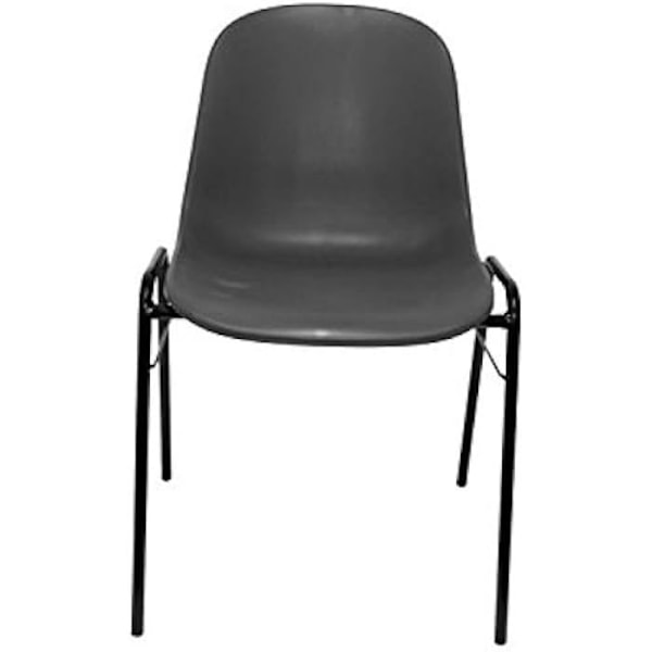 2 Alborea-tuolin setti - Piqueras y Crespo - Harmaa PVC - Ergonominen ja pinottava