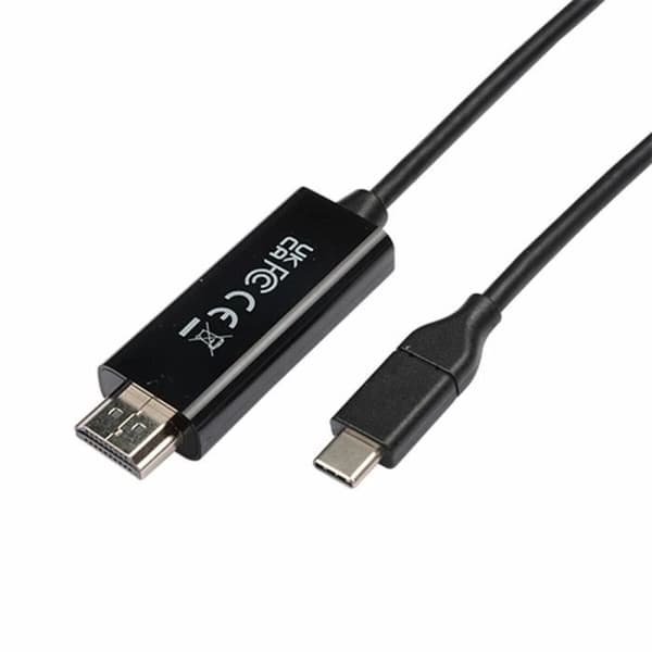 USB C - HDMI - V7 - V7UCHDMI-1M - 1 m - HDMI 2.0 - Musta