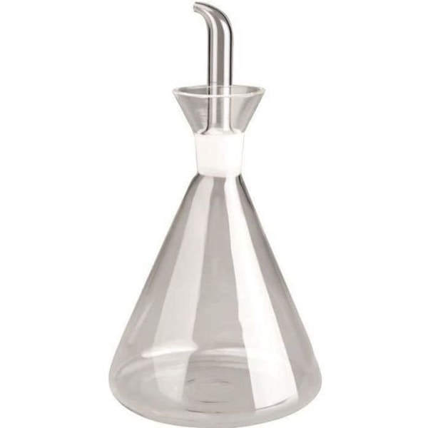 Provrörsglasoljeflaska - IBILI - 250 ml - Hygienisk förvaring - Dropåtervinningssystem Transparent