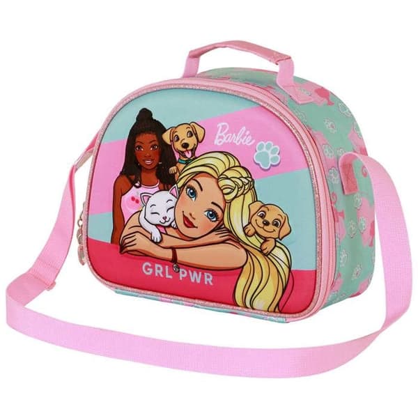 Sac Repas 3D - Barbie Pets - Rose - One Size Rose