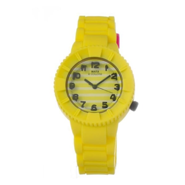 Dameur - Watx - COWA1155-RWA1557 - Ø 38 mm - Gul Silikone - Vandtæthed 5 atm Gul, Transparent