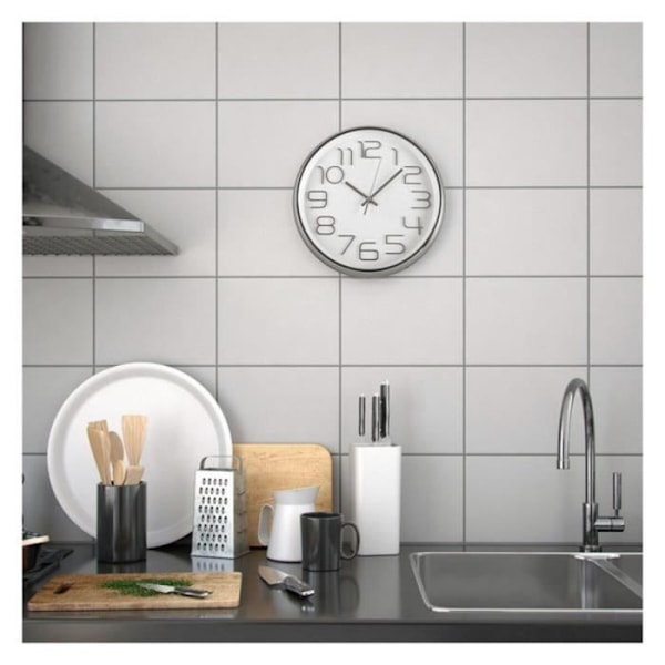 plast versa väggklocka (4,5 x 30 x 30 cm)