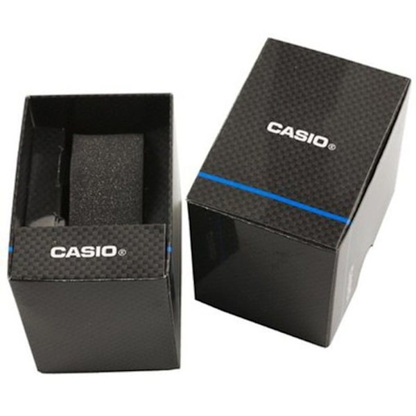 Unisex-ur - CASIO - A100WEL-1AEF - Quartz - Digital - Sort læderrem Svart