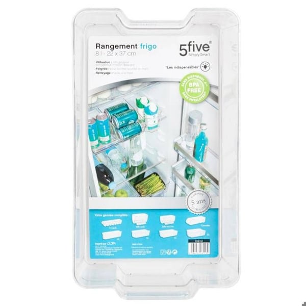 5five - förvaring för 8l "smart fridge" kylskåp Transparent
