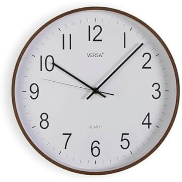 Väggklocka - VERSA - Flerfärgad modell - MDF - 36,5 cm - Modern design Flerfärgad