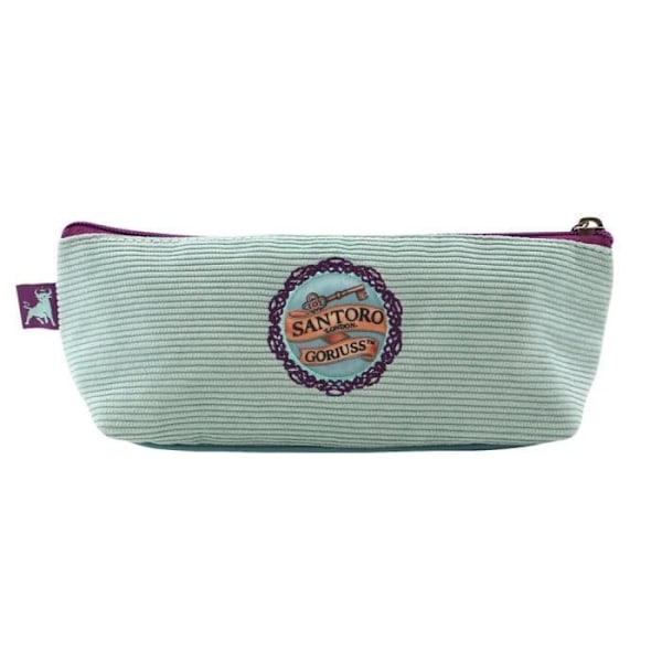 Pencilcase - Gorjuss - Curiosity - Grå Grøn - Lynlåset - Barn Grågrön