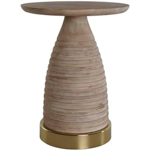 Sidebord - HOME ESPRIT - Guldmodel - Træ og metal - 41 x 41 x 53 cm - Moderne stil Flerfärgad