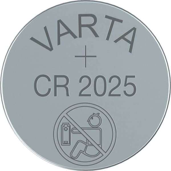 VARTA Pack med 5 Lithium CR2025 batterier Pengar