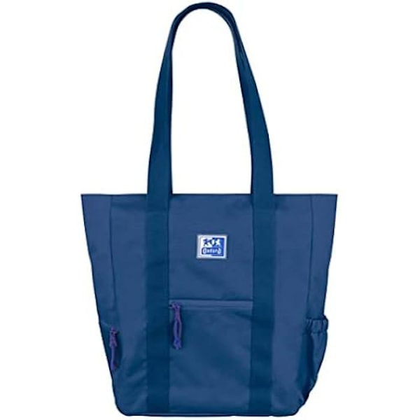 Oxford B-Trendy Unisex rygsæk - Sort - Genbrugsplastik - Studenterdesign - Tidløst design Svart, Marinblå, Bourgogne, Vatten,