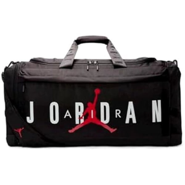 Sportväska - JORDANI - Jam Speed - Svart/Vit/Röd - One Size - Dragkedja Svart / Vit / Röd