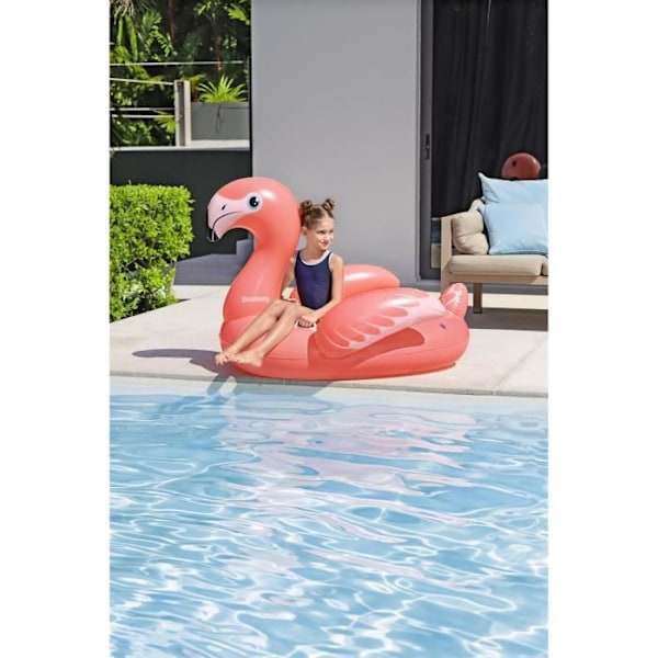 Bårt til at ride - Bestway - Flamingo - 138 x 107 cm Rosa