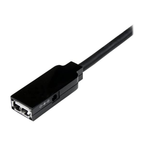 USB Repeater Kabel 15 m - STARTECH.COM - Active USB Extension - Sort