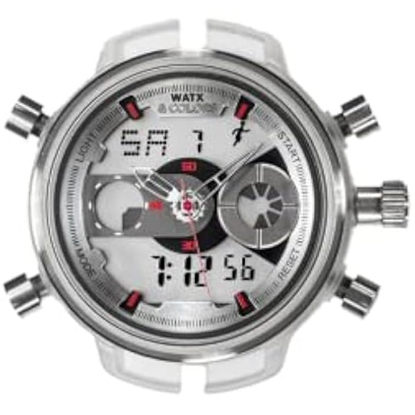 Kello - WATX - RWA2700R - Harmaa muovikotelo - Quartz Movement - 50m Vedenkestävyys Grå