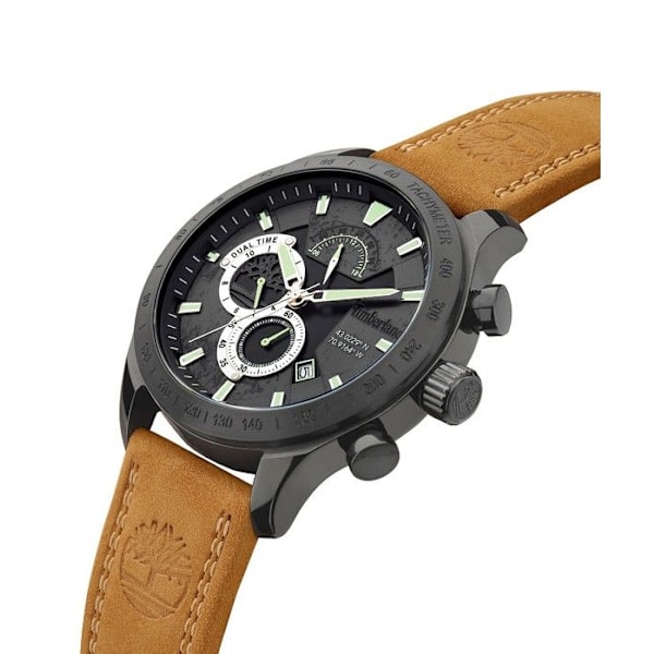 Ur - Timberland - TDWGF2100202 - Læder - Sort - Vandtæthed 5 ATM Svart brun